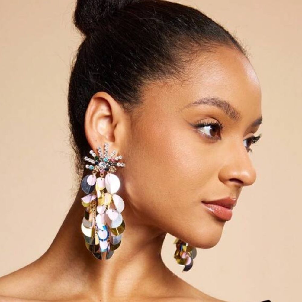 Statement drop earrings A1121